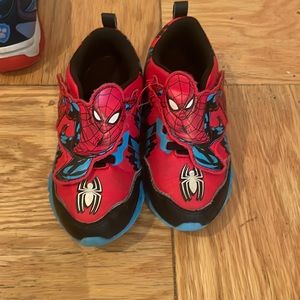 Worn once Spiderman Marvel toddler shoes size 10.